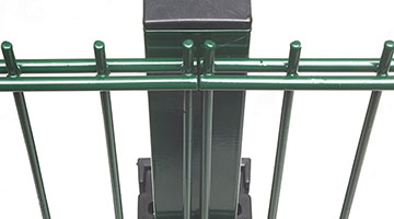 double wire fence sample