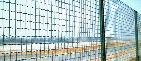 euro fence in the field