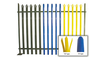 steel palisade fencing decorative