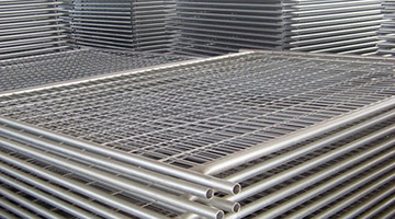temporary portable fence