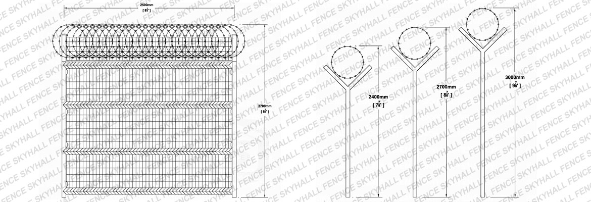 airport fencing cad