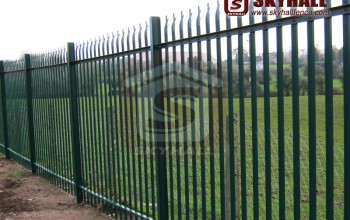 Galvanized Palisade Fencing
