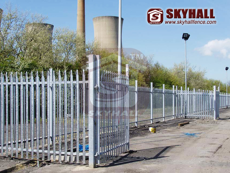 metal palisade fence system